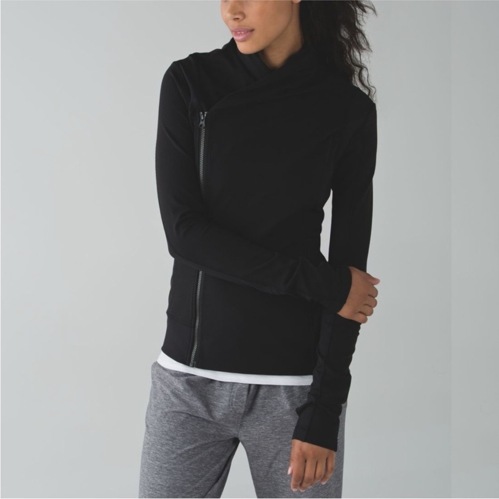 Lululemon Athletica Bhakti Black Jacket Size 8